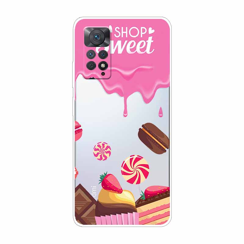 For Xiaomi Redmi Note 11 Pro 5G Case Transparent Soft TPU silicon Phone Cover For Xiaomi Redmi Note11 Pro 4G Case Clear Funda