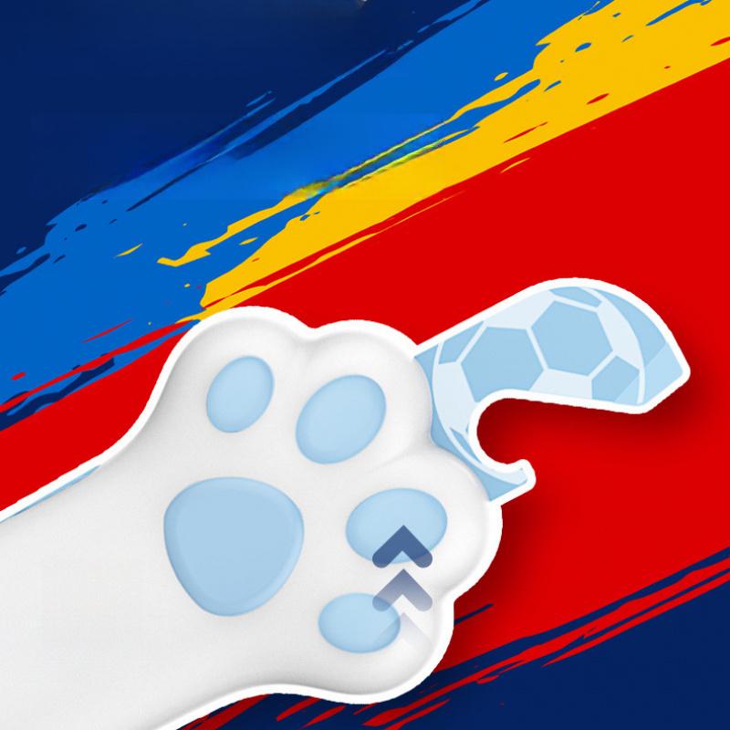 1pc Cat Paw Design Multifunctional Can, Bottle, Box Cutter Knife , Heavy Duty with Handle , Lock, Automatic Opening Mechanism