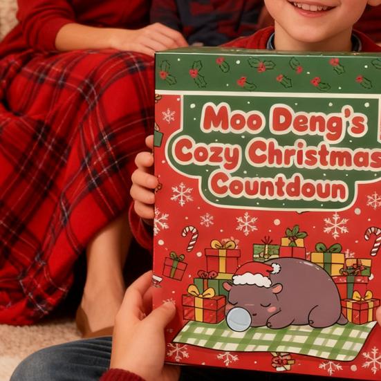 Рождественский календарь обратного отсчета Му Дэн 24 дня Акриловая адвент-коробка с сюрпризами Праздничный домашний декор для елки для семейного праздничного веселья