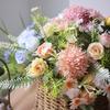 1Pc Artificial Flower Wedding Home Bedroom Decoration Bridal Bouquet Hydrangeas Vase For Outdoor