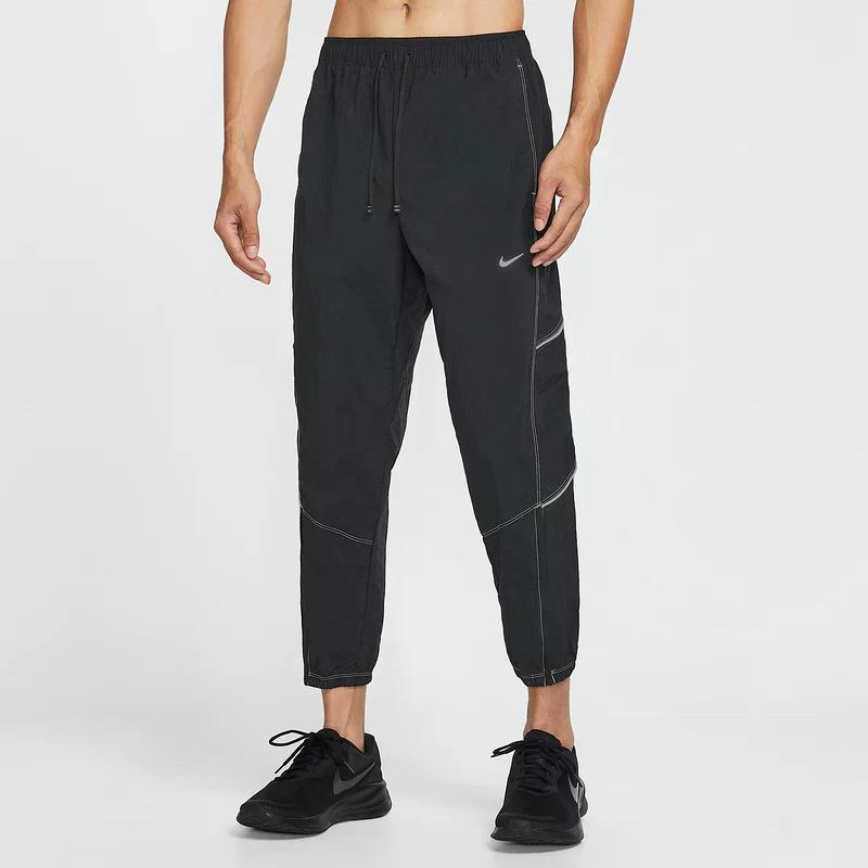 Nike Зауженные тканые удобные повседневные брюки на шнуровке мужские низ IF2033-010