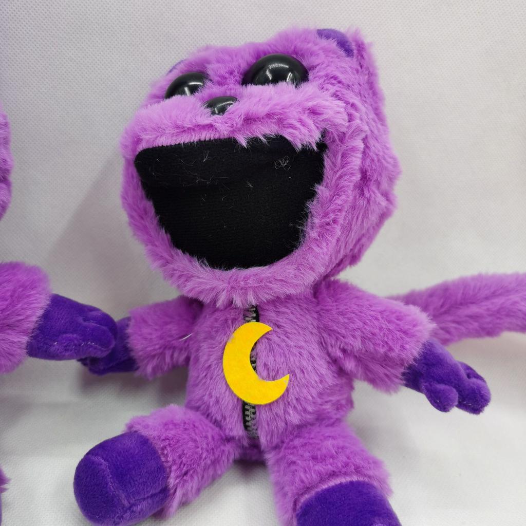 Кукла Scary Smile Animal Series Фиолетовый котенок Плюшевая игрушка