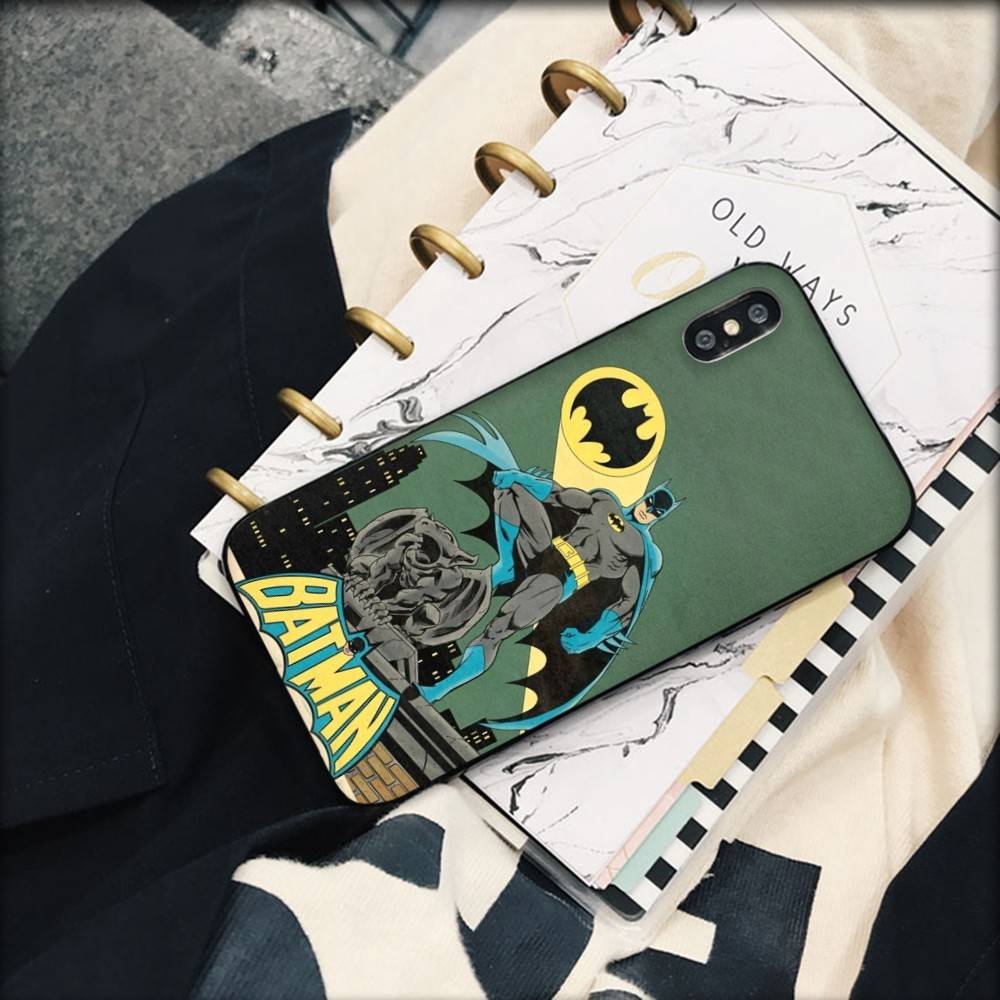 Чехол для телефона W-Batmans-r для iPhone 17 16 15 14 13 12 Mini 11 Pro Plus Мягкий силиконовый чехол
