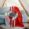 Club Atlético River Plate printed throw blanket—soft,warm;versatile blanket for all seasons—perfect as &air-conditioning throw,nap blanket