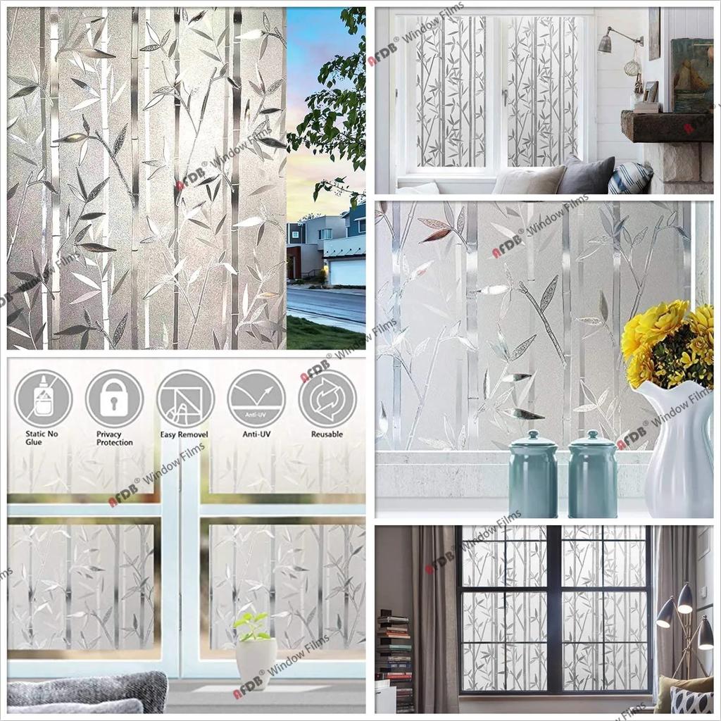 Пленка для защиты конфиденциальности Статическая наклейка на окно Виниловая 3D-наклейка на окно Радужная пленка для окон для стеклянной двери Тепловой контроль Анти-УФ