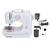 Мини электрическая удобная швейная машина, подходящая для шитья, с одним простым и маленьким швейным двойным источником питания и переключателем, для начинающих, ручная, обратный стежок,