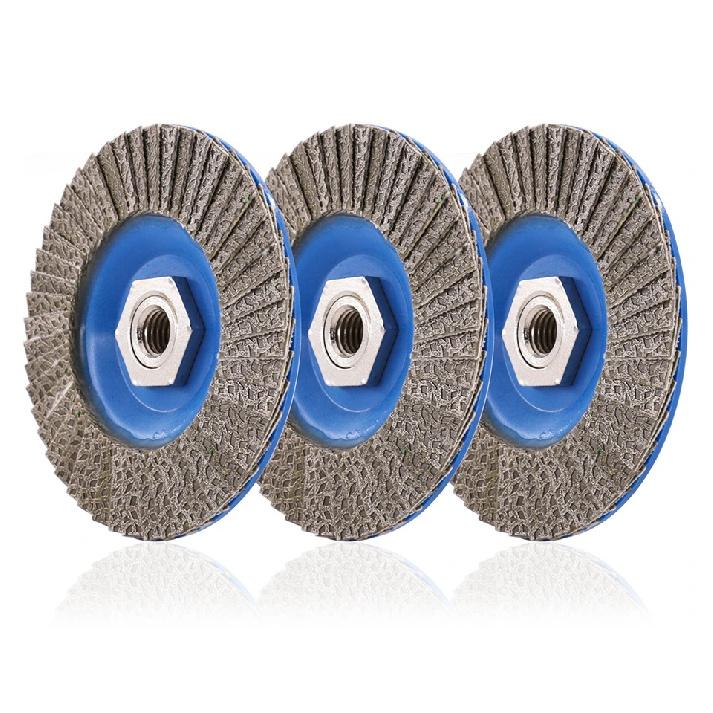 Z-LION 115mm Flap Sanding Disc Grit60/120/200/400 For Angle Grinder Stone Jewerly Polishing Tool Diamond Abrasive