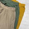 Johnature Японские полосатые повседневные брюки весна-лето свободные широкие женские шаровары длиной до щиколотки