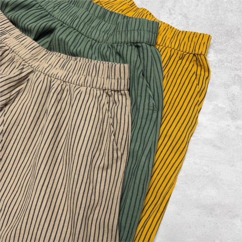 Johnature Японские полосатые повседневные брюки весна-лето свободные широкие женские шаровары длиной до щиколотки