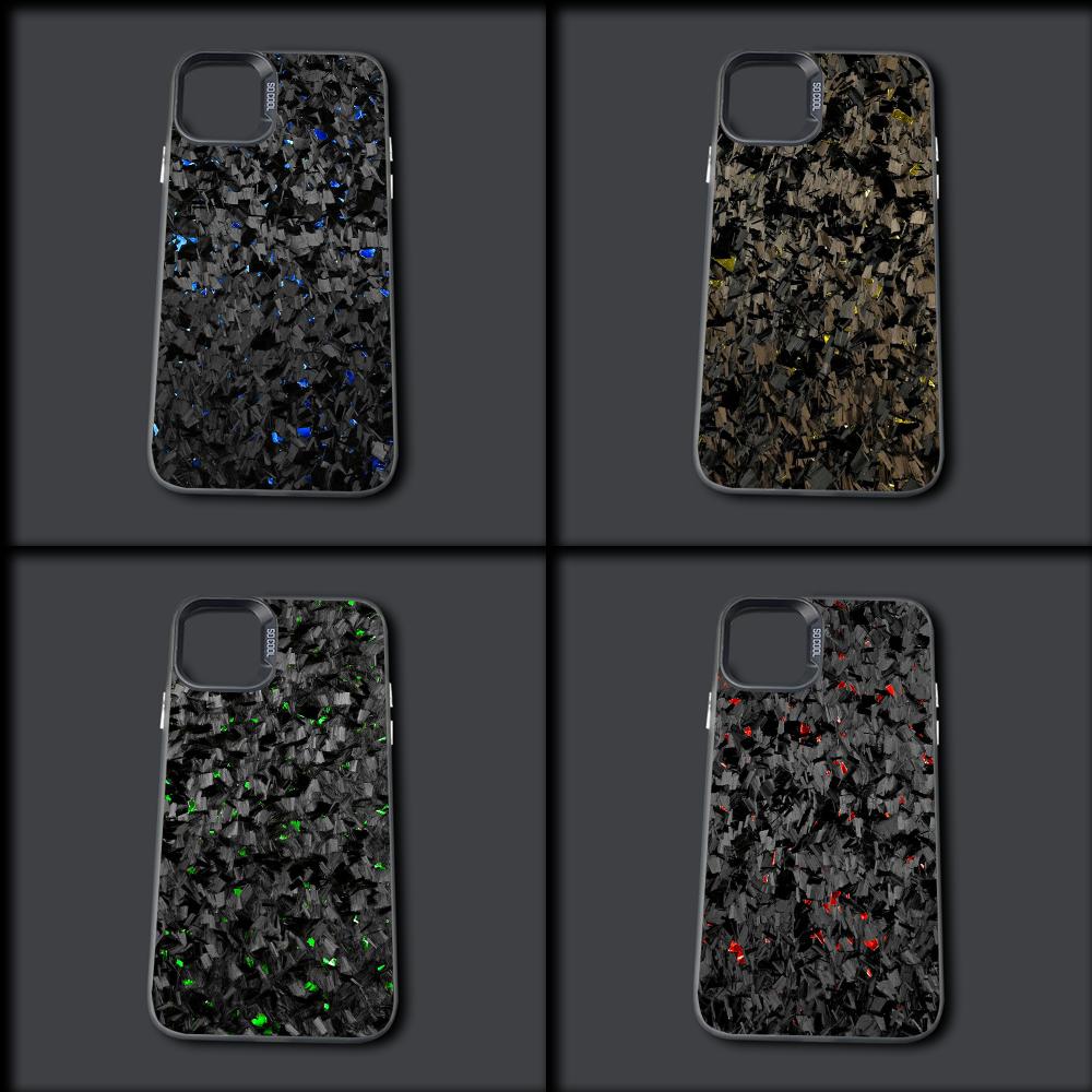 Чехол для телефона с рисунком под карбон для iPhone 16, 15, 14, 13, 12, 11, Mini, Pro, MAX Серый Матовый Ударопрочный Мягкий Чехол