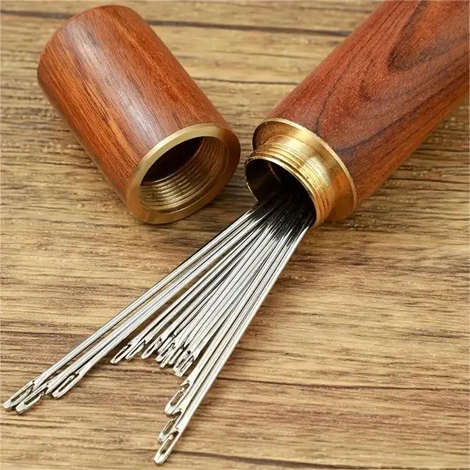 30PCS/Set Threadless Needles Elderly Blind Needles Hand Sewing Needles Without Thread Home Sewing Needle & Thread Box Set