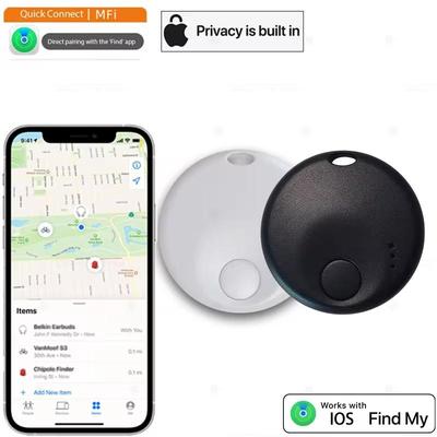 Новая мини-умная бирка, Bluetooth-трекер для багажа. Работает с Apple Find My (Только iOS), Локатор предметов для ключей, багажа, рюкзака