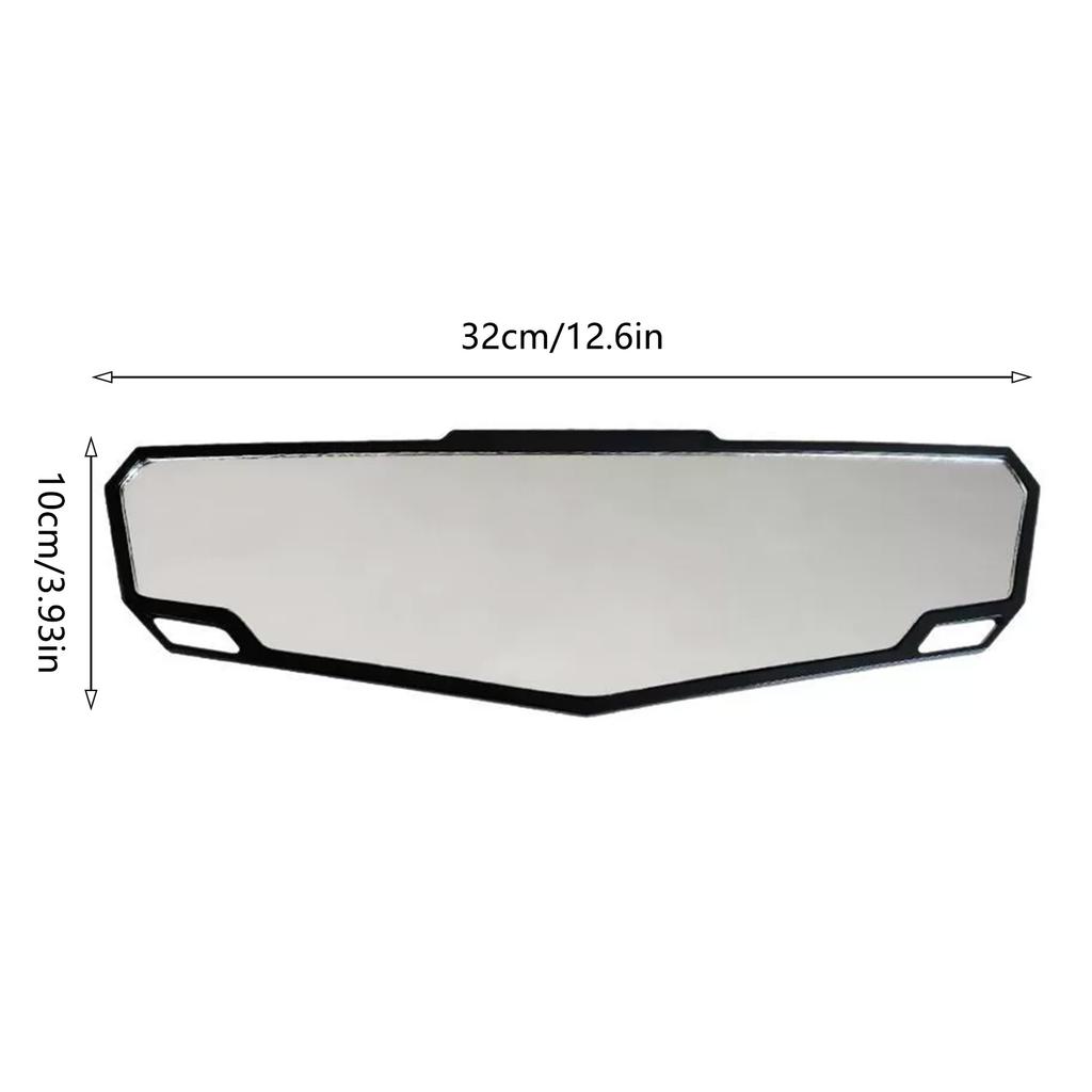 Large View Angle Car Rearview Mirror High Definition Anti Glare Wide Angle Mirror for Multiple Car Models