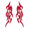 1 Pair Stylish Flame Car-Styling Side Rearview Mirrors Decals Sticker Decor