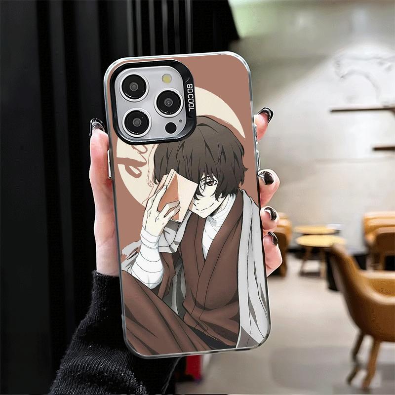 Мягкий чехол для телефона Bungo Stray Dogs Дазай для iPhone 15 16 17 Pro Max 17Air 16E 14 Plus 13 12 Mini Ударопрочный чехол Задняя крышка