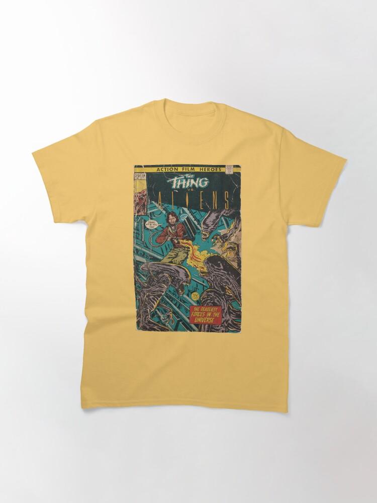 Pulp Thing vs. Aliens fan art comic cover Classic T-Shirt