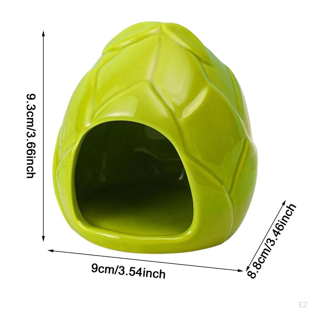 Керамический домик-кровать для хомяка, маленькое животное для сна, для шиншилл, песчанок, крыс