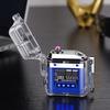 2025 New Transparent Shell Double Arc USB Electronic Lighter TYPE-C Fast Charge COB Lighting Plasma Lighter Electric Waterproof