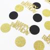 100 шт. блестящие золотые круглые точки конфетти бумага для украшения вечеринки принадлежности для украшения стола