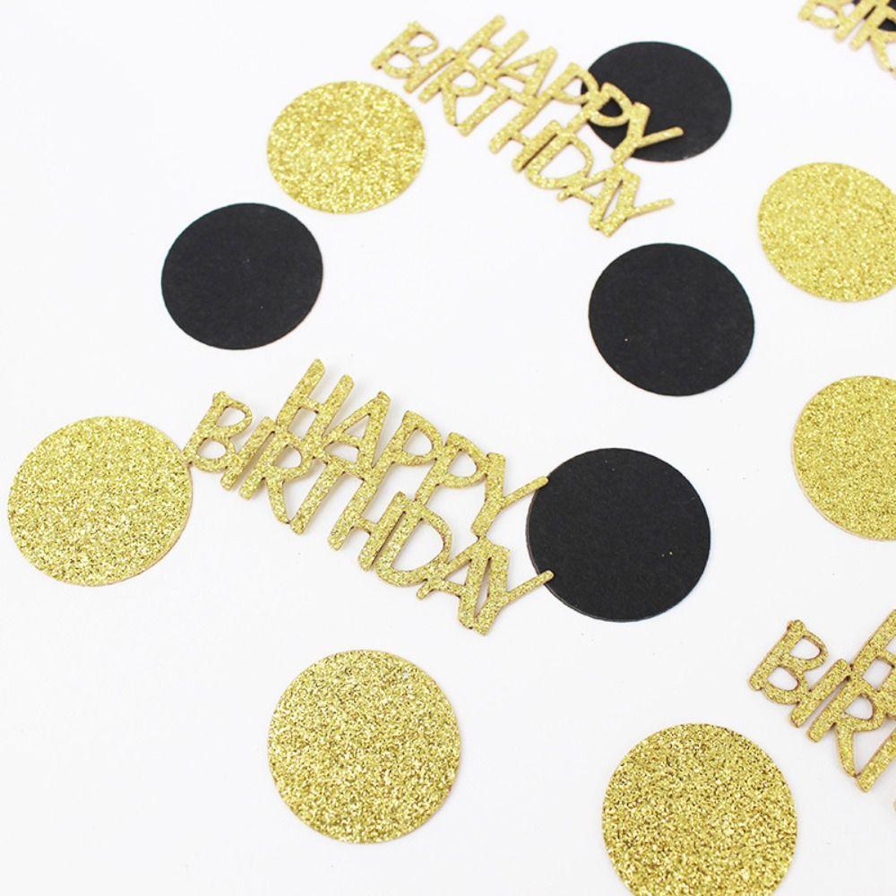 100 шт. блестящие золотые круглые точки конфетти бумага для украшения вечеринки принадлежности для украшения стола