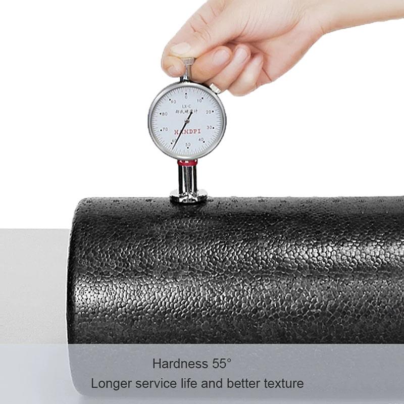 3 размера, черный пенопластовый валик для йоги, 30/45/60 см, оборудование для упражнений, массажный валик