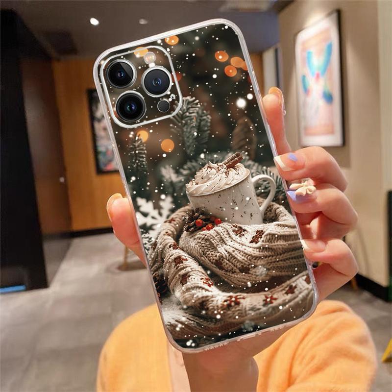 Phone Case For iphone 17 Pro Max 16 15 14 13 Pro Max 17 Air 15 16 Pro 15Plus Christmas Tree