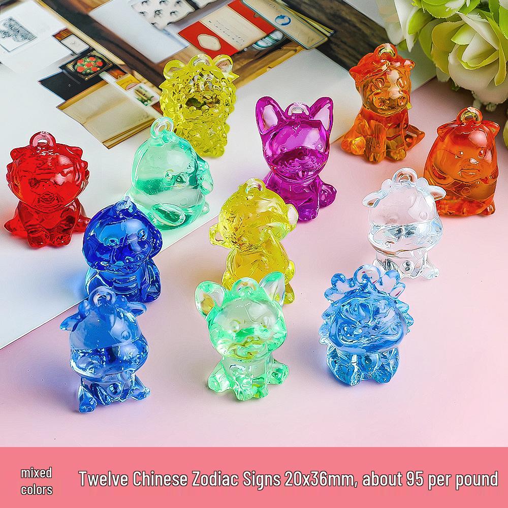 Nezha Acrylic Gem Toy Claw Machine Pendant - Amusement Park Accessory