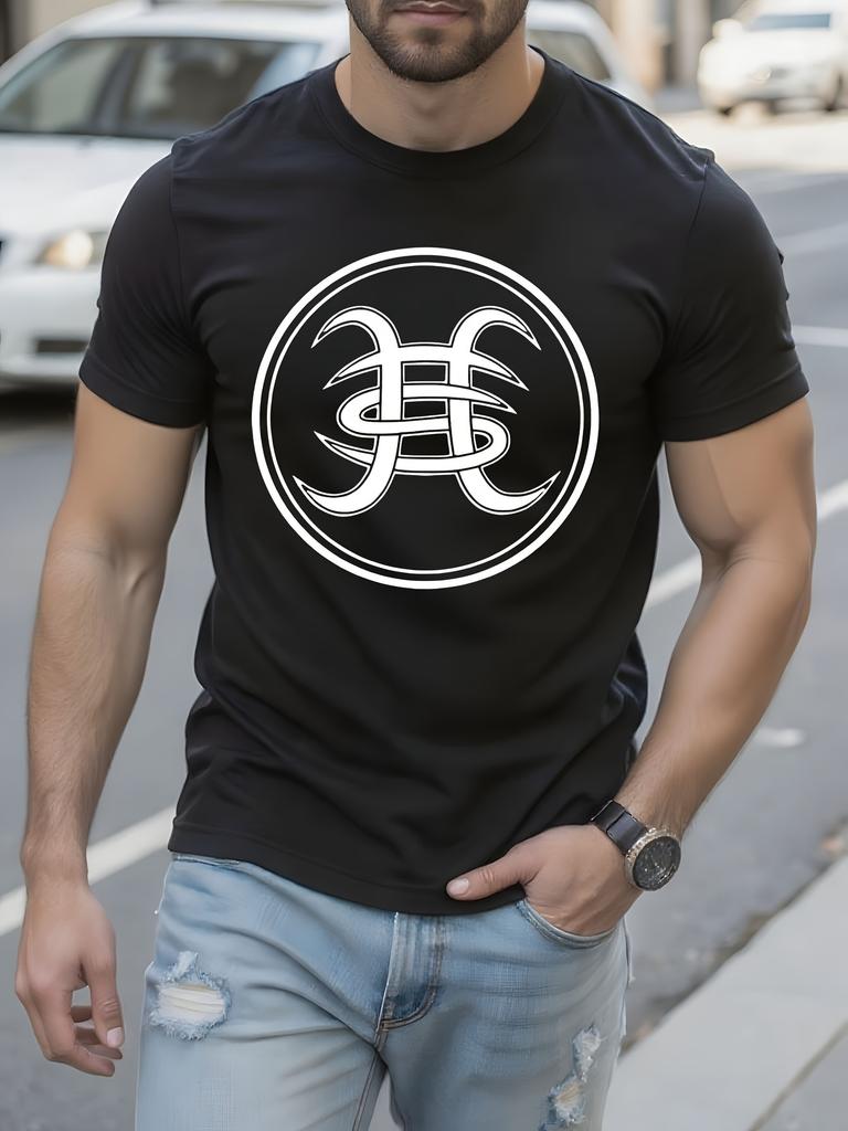 Heroes Del Silencio Oversized - Black with White Logo Print T-shirt