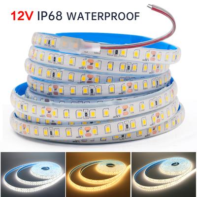 Водонепроницаемая светодиодная лента IP68 12 В 2835 120 светодиодов/м для улицы, домашнего декора, лента-веревка, светодиодная лента 3000K 4000K 6000K, диодная лента