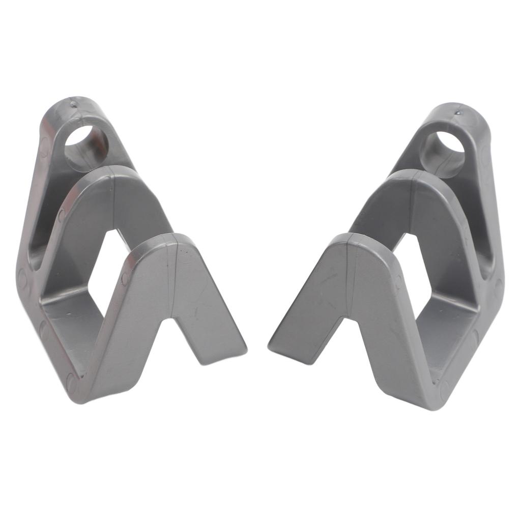 2Pcs Boat Bumper Clips Quick Release for Binding Nylon Fiberglass Pontoon Holders Rope Accessories Silver