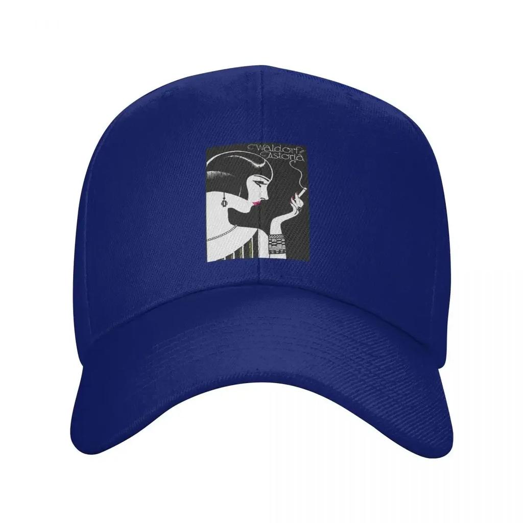 WALDORF ASTORIA Vintage Hotel Advertising Print Baseball Cap Sun Cap Trucker Hat Sun Hat Hats Woman Mens