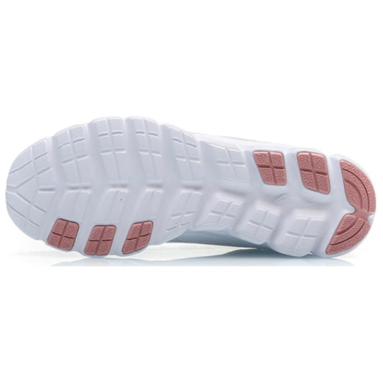 Li-Ning Повседневные амортизирующие нескользящие прочные низкие кроссовки для бега женские кроссовки белые ARHP324-2