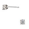 Earrings Platinum Diamond Quatre APVA2260 DI [Official] [Vendome Aoyama] 0.20ct