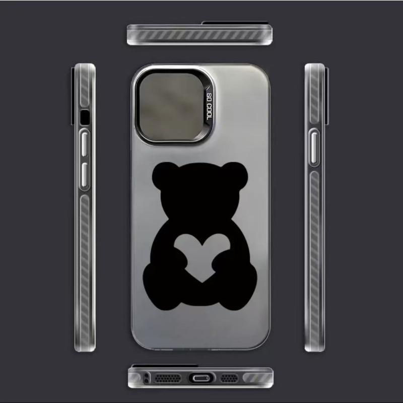 Care Bear mobile phone case suitable for iPhone 17 16 15 14 13 12 11 Pro/ Max /Plus anti-fall and shockproof back cover