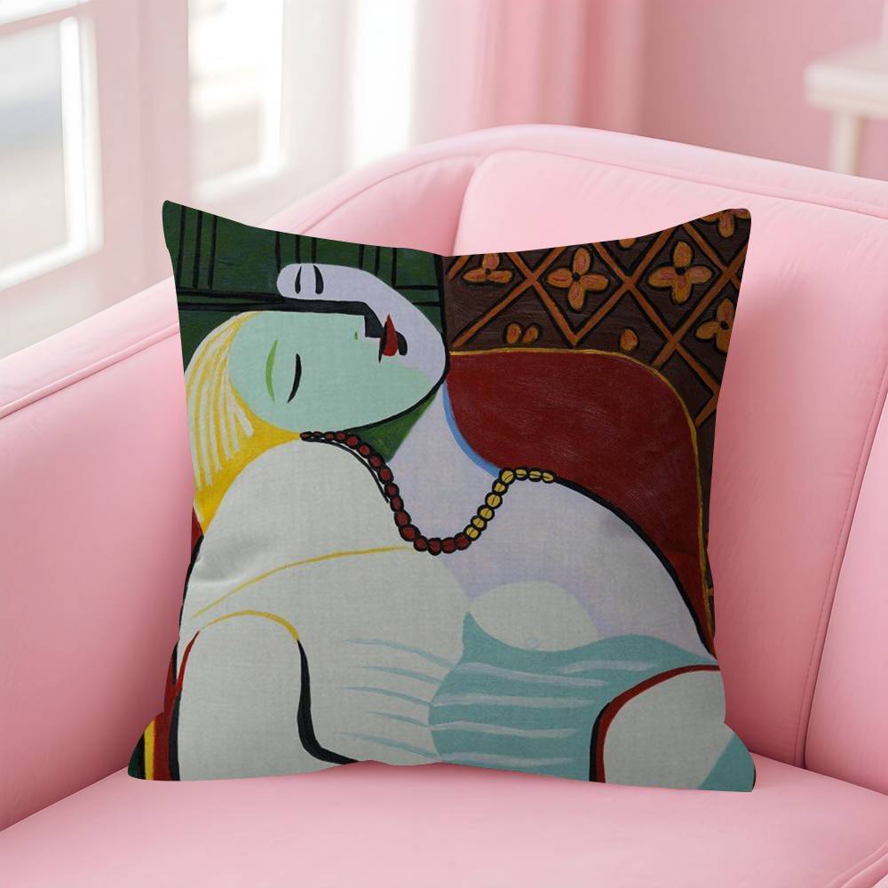 Abstract Picasso Art Classic Cushion Cover Car Throw Pillow Case For Sofa Car Christmas Gift