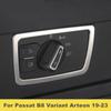 For Passat B8 Variant Arteon 2019-2023 Car Styling Headlight Switch Button Trim Cover Decoration