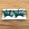 Eye Makeup Tools Dark Green Stage Use Feather False Eyelashes Eyelashes Extension 3D Thick Winged