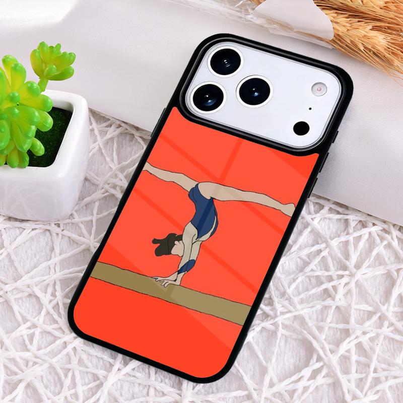 Масляная живопись Гимнастика Чехол для телефона для iPhone 17 Air 16 15 11 12 14 13 Pro Max Ударопрочный Чехол
