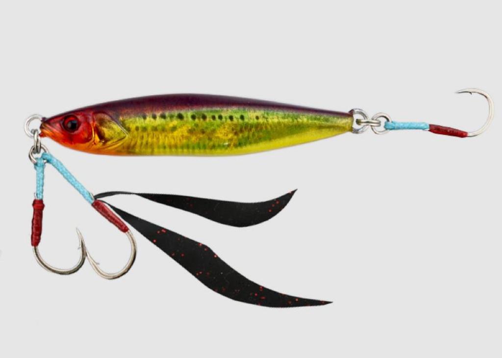 Jackall Metal Jig Flag Trap 120 Grams Red Gold Iwashi (7992)