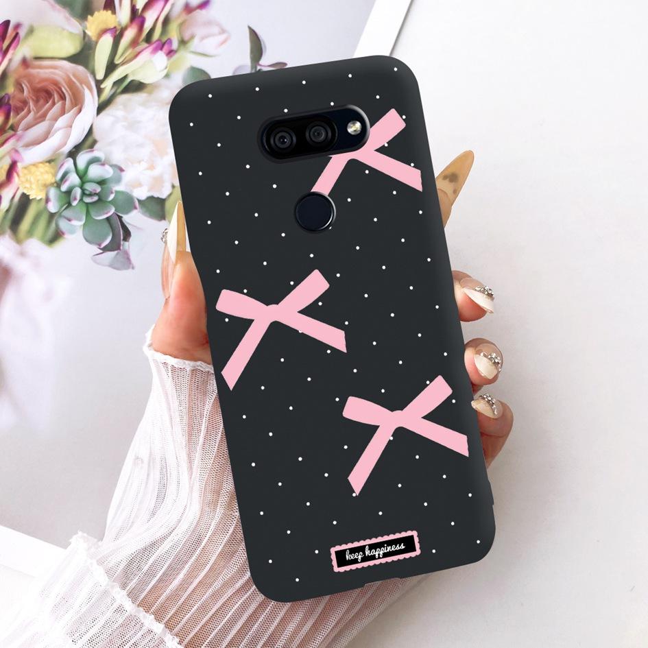 For LG K40s 2019 Case New Fashion Flower Butterfly Soft Silicone Matte Cover For LG K40s K 40s Funda on LGK40s Shockproof Bumper