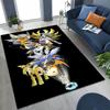 Ретро Ковер Digimon Adventure Angewomon Agumon Мультяшный Ковер для Спальни Гостиной Дивана Дома Придверный Коврик Декор, Детский Нескользящий Коврик