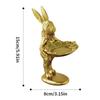 Пасхальный кролик статуя орнамент домашний декор стола скульптура животных фигурки миниатюры
