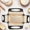 Reble Silicone Bread Loaf Pan Liner, Food-Grade Silicone Bread Sling, Loaf Pan Lifters - Non-Stick&Easy Clean Dough Transfer Tool with 4 Handles -