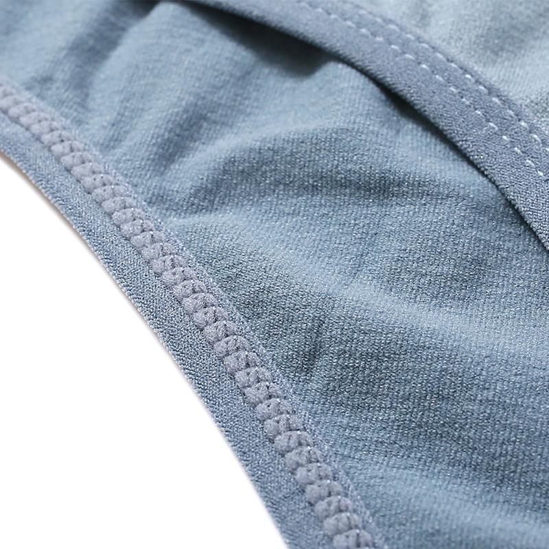 CINOON 3Pcs/Lot Women Bra Set Sexy Seamless Thong Low Waist Panties Wire Free Bra Bralette Lingerie Brassiere Female Underwear Set