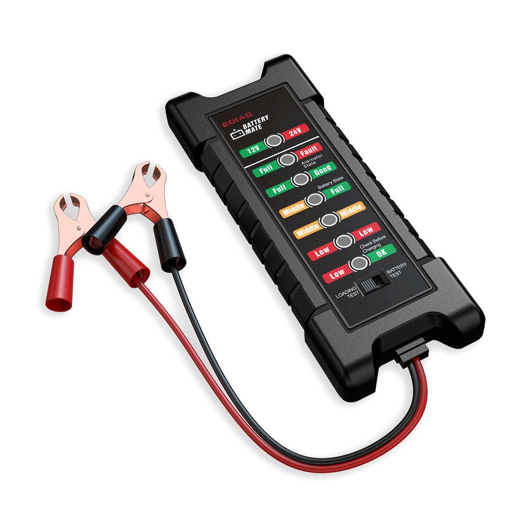 Automotive Cranking Charging Circuit Tester 12- Circuit Detector Car Battery Diagnostic Tool Vehicle Battery Analyzer