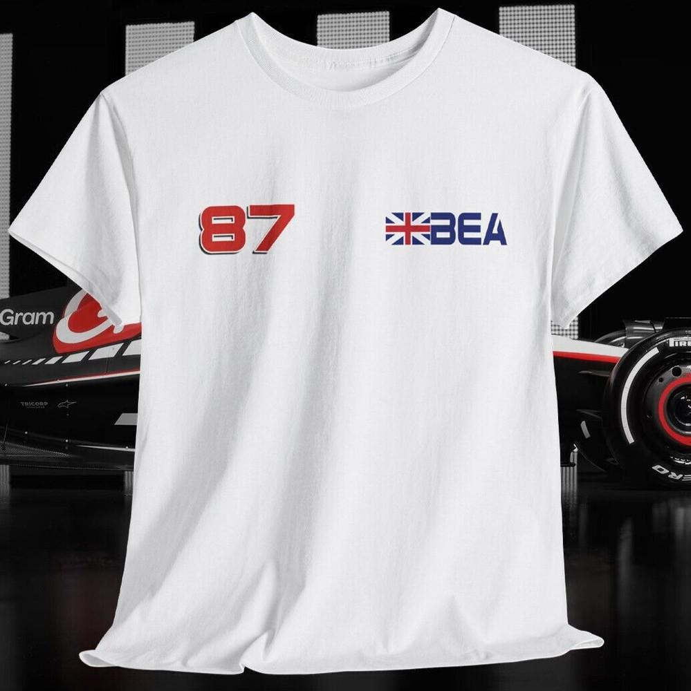 Оливер Олли Берман HAAS № 87 2025 Футболка F1 Формула 1 Один Британский Пилот Футболка Унисекс
