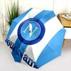1 PC Automatic Folding Umbrella - SSC Napoli Custom Name Pattern, Portable & Foldable Design with 8 Ribs, Christmas Birthday Gifts