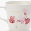 NARUMI Кружка Chihiro Cyclamen Cat 340 куб. см, костяной фарфор, подходит для микроволновой печи и посудомоечной машины, с цветочным рисунком, сделано в Японии