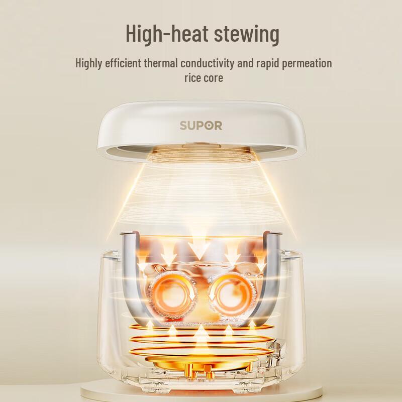 SUPOR 3L Stainless Steel Mini Electric Rice Cooker