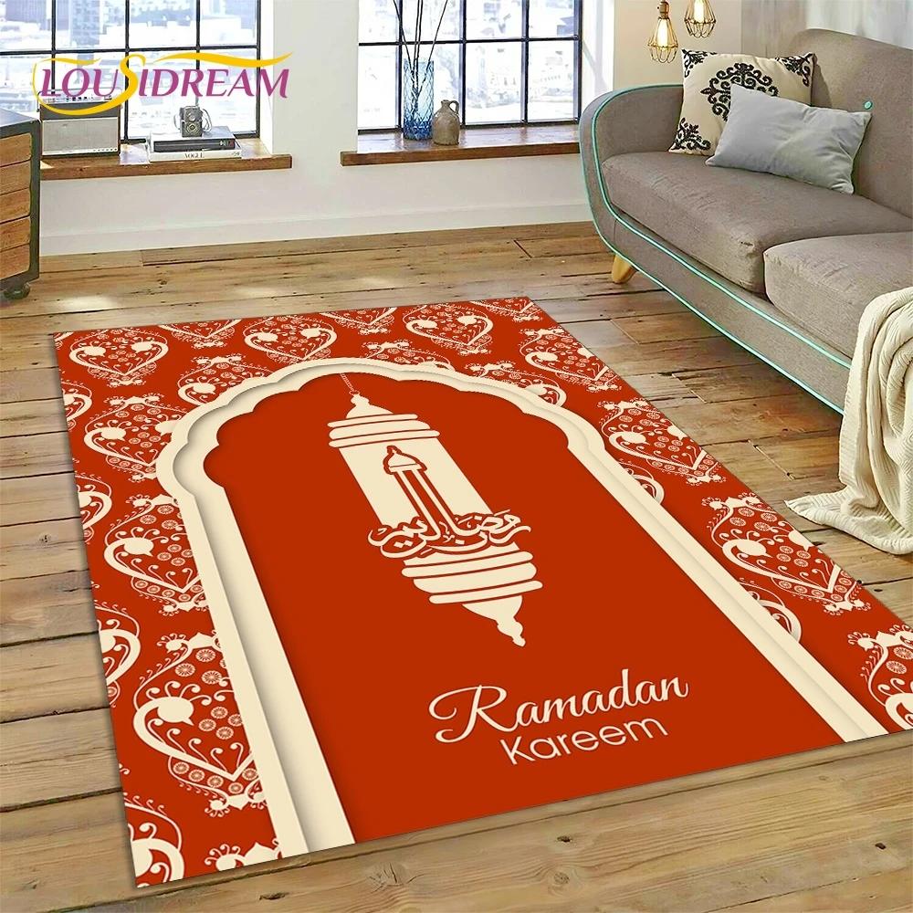 Мусульманский Ислам Молитва Коленопреклонение Поли Коврики Мандала Ковер Ковер для Спальни Гостиной Дома Диван Украшения, Большой Декор Напольный Коврик